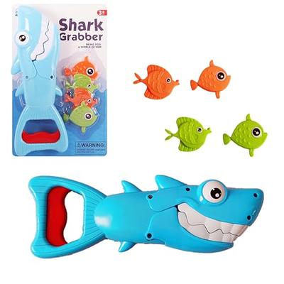 Fishing Toys Marine Organism Bath Toy For Kids Catching Fish Clip Toys With  4 Toy Fishes Swimming Water Bath Toys Baby