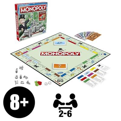 Monopoly Junior Board Game, 2-Sided Gameboard, 2 Games in 1