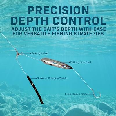 Buy Catfish Rattling Line Float Lure for Catfishing, Demon Dragon