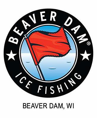  Beaver Dam Ice Fishing Rail Tip-Up In Red Ruler