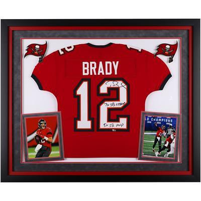 Tom Brady & David Ortiz Dual-Signed Red Sox Jersey Inscribed This