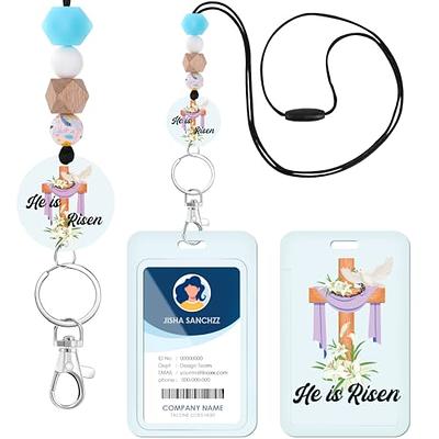 Acrylic Kpop Photocard Holders Keychain ID Badge Holder with Spiral Wrist  Coil Transparent ID Card Holder Photo Card Protector for School ID Office  ID Access Card for Women Girls(Blue) : Buy Online