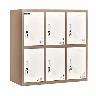 Metal Locker Storage Organizer Cabinet + 9 Doors For Office School