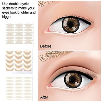 Eyelid Tape Invisible Double Eyelid Lifter Strips, Big Eye Tools for Hooded  Droopy Uneven Mono Eyelids Eyelid Stickers