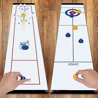 Ybgocot Mini Tabletop Shuffleboard for Kids,Indoor Table Top Curling  Games,Family Board Games