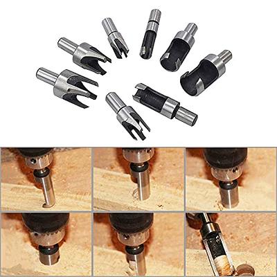 Wood Tenon Dowel Plug Cutter 7/8 inch Tenon Cutter Plug Maker Woodworking Drill Bit