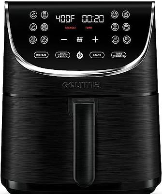 Caynel 5 Quart Digital LED Touch Screen Air Fryer, 1400W Countertop Oven, Black