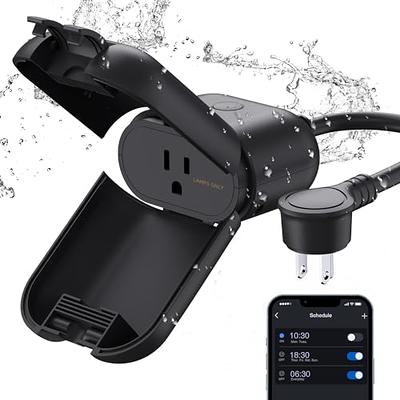 New Vivitar Waterproof Outdoor Smart Plug Alexa & Google Assistant