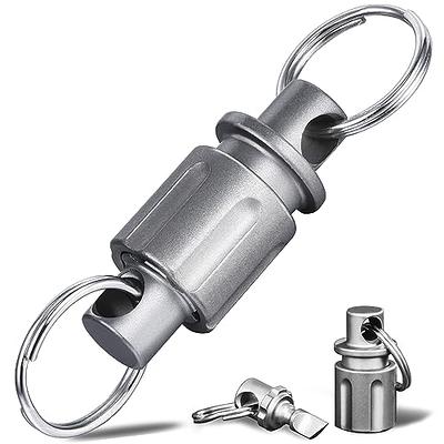  PJYTAC Titanium Quick Release Keychain, Detachable