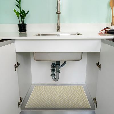 Xtreme Mats Under Sink Bathroom Cabinet Mat Grey 25