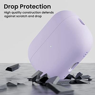 BRG Compatible with Airpods Pro 2nd/1st Generation Case Cover, Soft  Silicone Skin Cover Shock-Absorbing Protective Case with Keychain  Compatible for