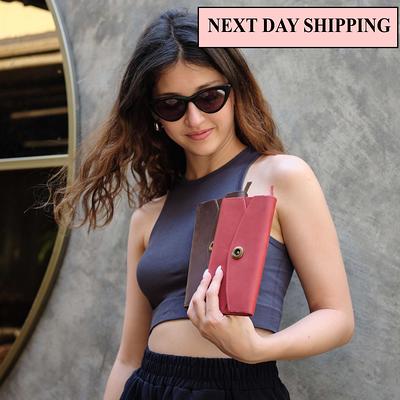 Handmade Genuine Leather Credit Card Wallet For Women/Men, Slim Front  Pocket Holder, Valentine's Day Gift Her. Him - Yahoo Shopping