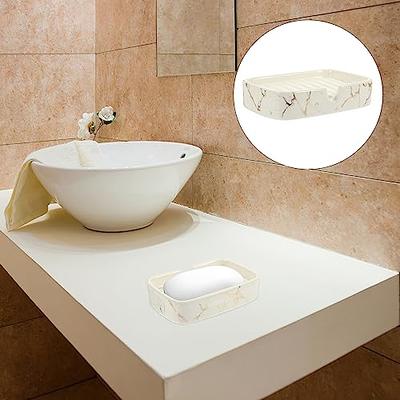 Ceramic Soap Dish For Shower Wall White Soap Holder