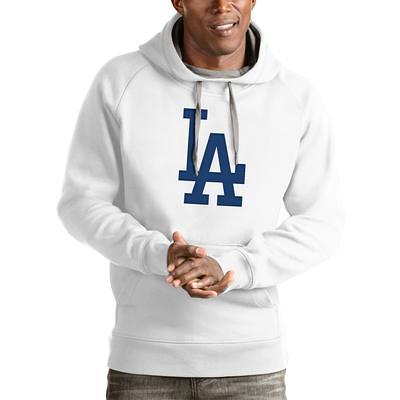 Antigua Women's Los Angeles Dodgers Royal Victory Hooded Pullover