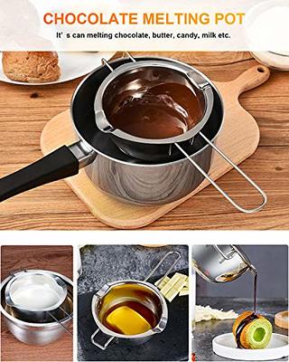 Stainless Steel Double Boiler Pot for Melting Chocolate, Candy and Candle  Making (18/8 Steel, 2 Cup Capacity, 480ML) - Yahoo Shopping