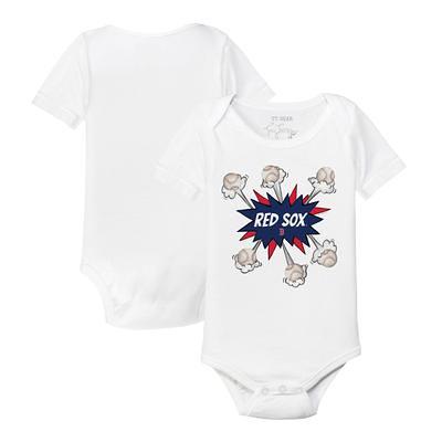 Infant Tiny Turnip White Boston Red Sox Bubbles T-Shirt