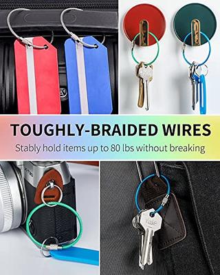 Pawfly 25 Pack Wire Keychain Cable