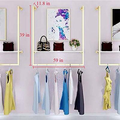 Wall Mount Clothes Rod