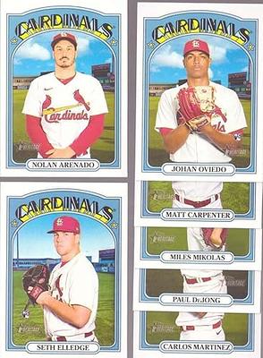 St. Louis Cardinals / 2022 Topps Baseball Team Set (Series 1 and 2) with  (21) Cards. PLUS 2021 Topps Cardinals Baseball Team Set (Series 1 and 2)  with (21) Cards. ***INCLUDES (3)