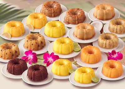 Dockside Market 6 Pack Tropical Mini Bundt Cake Sampler