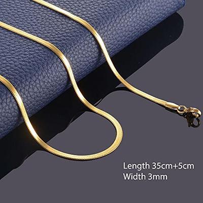 DEARMAY Gold Herringbone Necklace for Women Dainty Gold Necklace for Women  Simple Gold Chain Choker Necklace for Women Minimalist Thin Snake Chain  Necklaces for Teen Girl Gifts - Yahoo Shopping