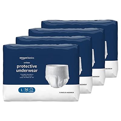 Basics Incontinence Underwear for Men and Women, Overnight