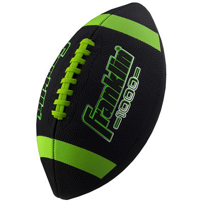 Franklin Sports Junior Size Rubber Football, Black 