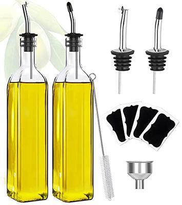 Glass Oil Dispenser, 500ml, Set of 1 pcs