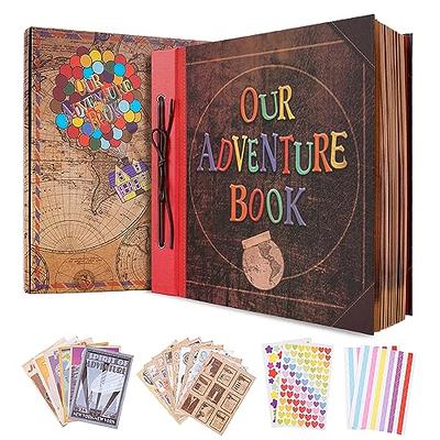 Our Adventure Book Photo Album Scrapbook, Anniversary Gift for Couple,  Fantastic Gifts for Her and Him, Personalized Gifts 