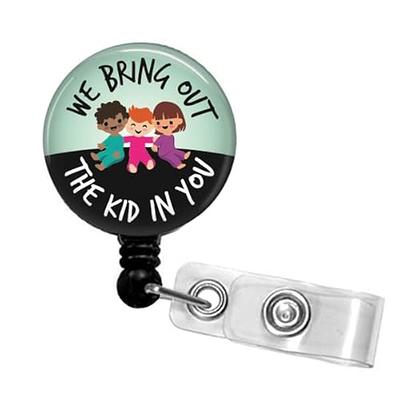 Funny Nurse Badge Reel Cute RN ID Holder Retractable Nursing Name Tag Clip  Gift