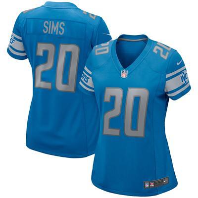 Men's Nike Jerry Jacobs Blue Detroit Lions Game Jersey