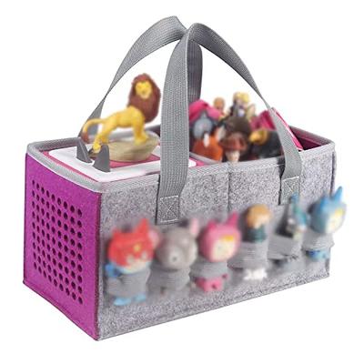 YWL Tonie Box Carrying Case, Felt Carrying Case for Toniebox Starter Set,  Tonies Bag for Toys, Tonies Carrying Case, Holds 30-40 Tonies Figures