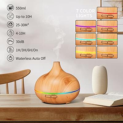 Portable Diffuser Essential Oil Diffusers,Wood Aromatherapy