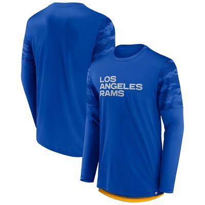 Nike Men's Los Angeles Rams Alternate Royal Hooded Long Sleeve T