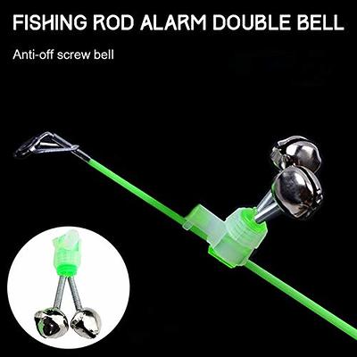 10/100 PCS Fishing Rod Bells, Spiral Fishing Bite Indicator Alarm