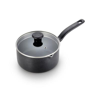 T-fal Simply Cook Nonstick Dishwasher Safe Cookware, 3qt Saucepan with Lid,  Black - Yahoo Shopping