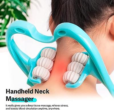 Rejopes Neck Massager - Neck and Shoulder Handheld Massager with 6 Balls  Massage Point - Premium Deep Tissue Relief for Neck, Back, Shoulders, and  Legs (Blue) - Yahoo Shopping