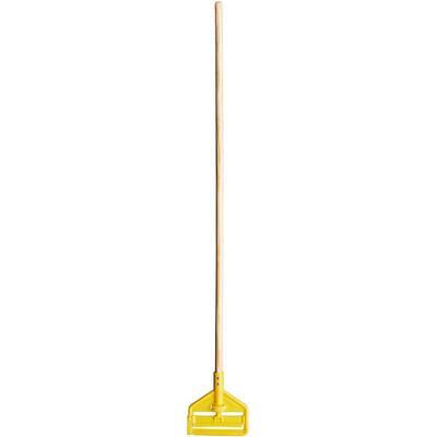 Rubbermaid Invader Aluminum Side-Gate Wet-Mop Handle, 60, Gray/Yellow