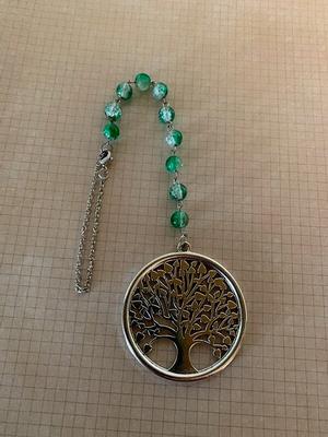 Tree Car Charm, Rearview Mirror Of Life Pendant, Beaded Bead Green Beads -  Yahoo Shopping