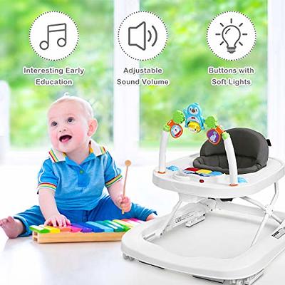 Baby Walkers with Wheel,Infant Walker for Babies with Adjustable  Height,Speed & Breathable Seat Cushion, Baby Walkers and Activity Center  for Boys