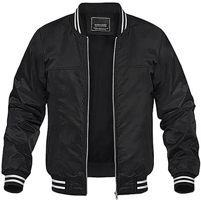  sesafety Reflective Hi Vis Bomber Black Jacket Men