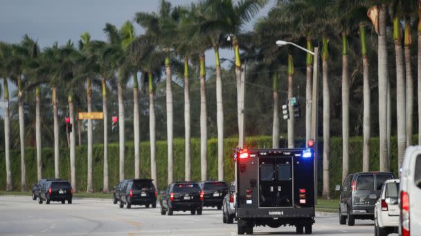 PHOTO: President Donald Trump heads to the Trump International Golf Club, Saturday, Nov. 25, 2017, in West Palm Beach, Fla. (AP Photo/Alex Brandon)