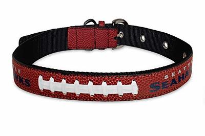 Pets First Tough Leather Pet Collar NFL New England Patriots Premium Dog  Collar, Limited Edition. Best & Strongest Heavy-Duty Dog Collar!, Small