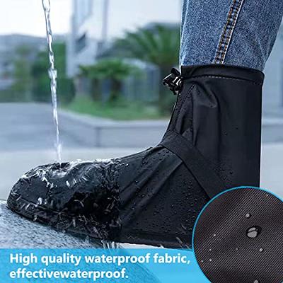 Waterproof Shoe Cover Reusable Silicone Boot Shoe Covers Silicone Rubber  Shoe Protectors for Indoor and Outdoor Protection 