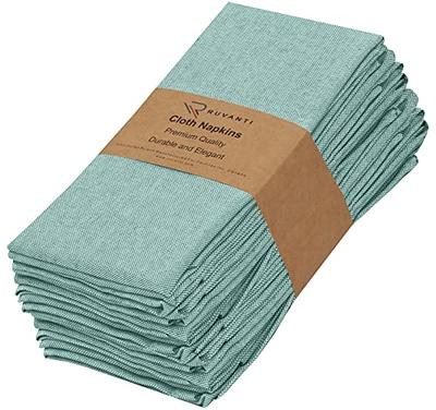 Cloth Dinner Napkins, Cotton Dinner Napkin, Ash Grey Napkin Set of 12,  Reusable Machine Washable Napkin for Farmhouse, Living Room, Christmas, New  Year, Family Gathering, 18x18 Inch - Yahoo Shopping