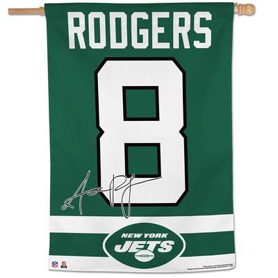 Aaron Rodgers New York Jets Highland Mint 13'' x 13'' Impact Jersey Framed  Photo