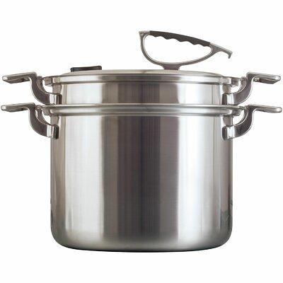 Viking 3-Ply Oval Roaster 8.5-Quart with Metal Induction Lid Rack