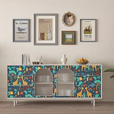 Animal Print Self Adhesive Peel and Stick Shelf Liner Wallpaper Drawer Liner  Contact Paper 