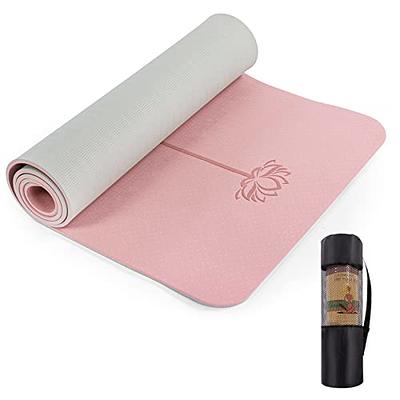 UMINEUX Yoga Mat Extra Thick 1/3'' Non Slip for Women, Eco Friendly TPE Fitness  Exercise Mat with Carrying Sling & Storage Bag - Yahoo Shopping