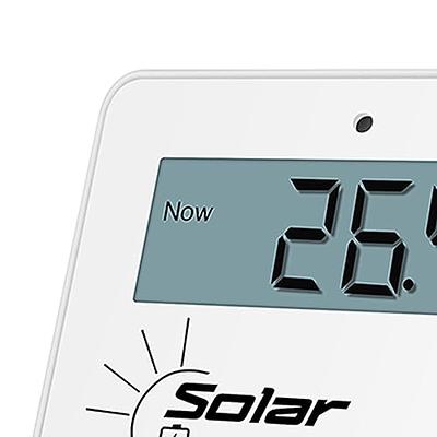 YOLLO Digital Transparent Home Window Display Thermometer Hygrometer Indoor Outdoor  Temperature Indoor Humidity Meter Station with Sucker Suction - Yahoo  Shopping